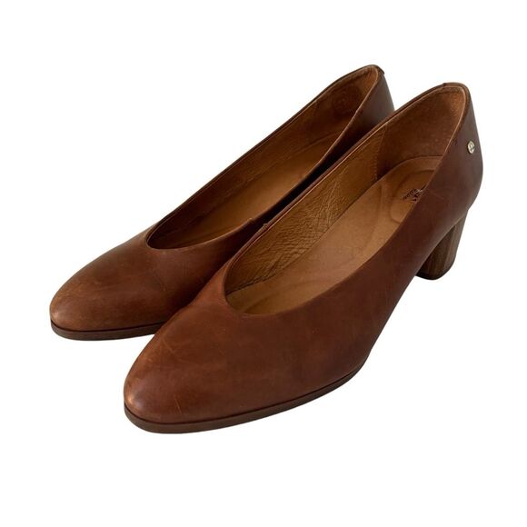 PIKOLINOS Women's Tan Leather Calafat Pump Sz 42 - Picture 2 of 11